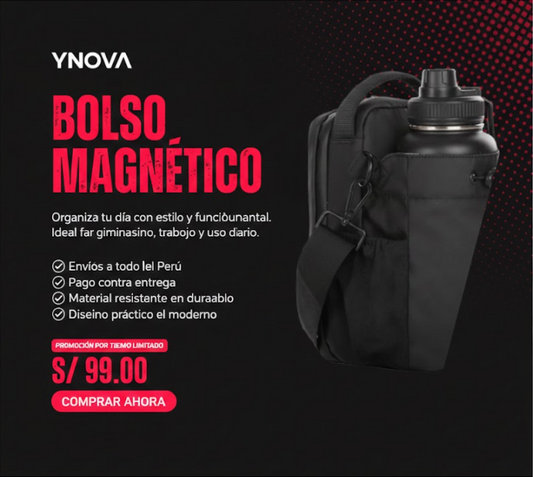 BOLSO MAGNETICO PARA GYM | Hand grip gratis