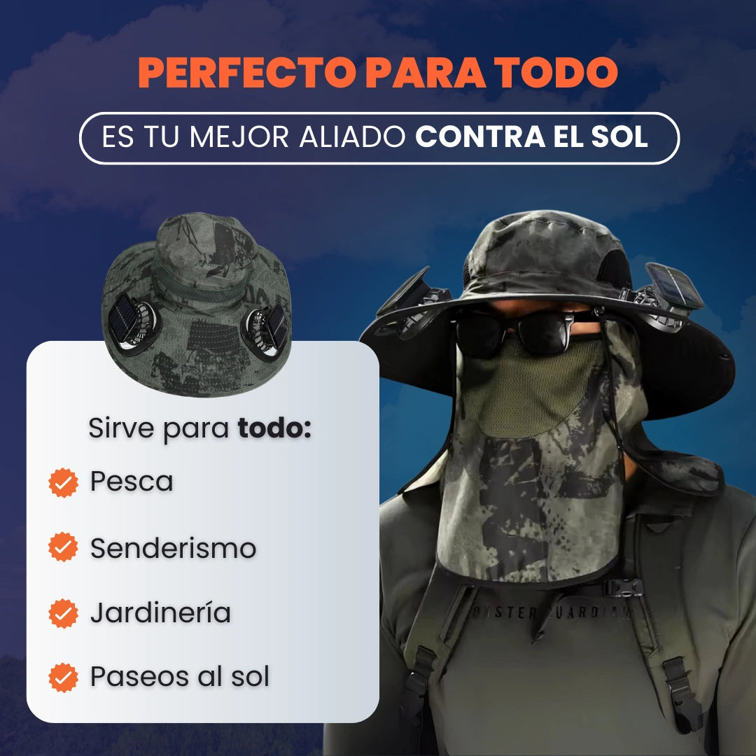 SOMBRERO CON VENTILADORES- AIR PRO