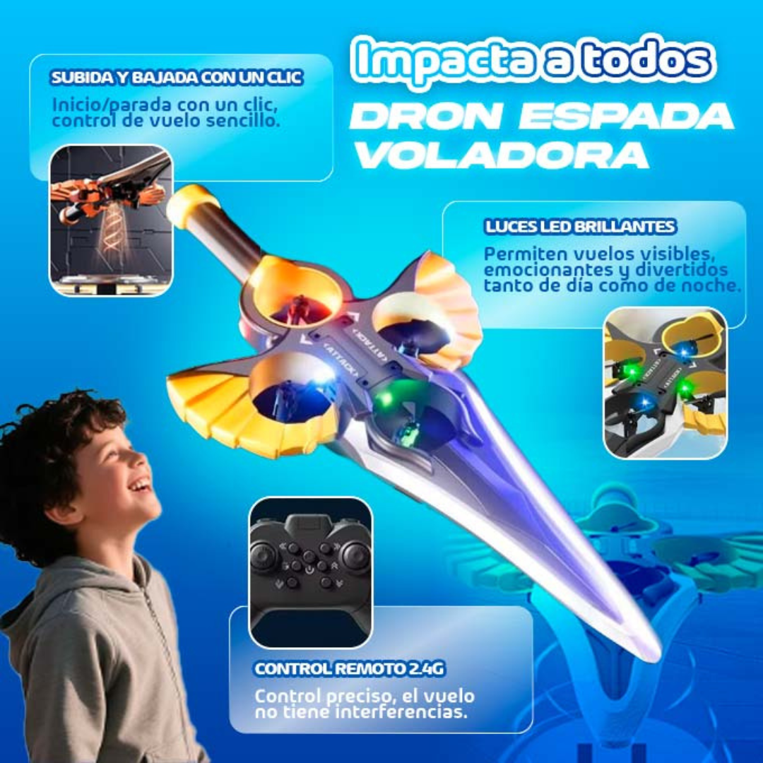 DRON ESPADA VOLADOR